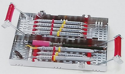 双层8支装器械盒 外部尺寸3″×8″×1.5″(76mm×203mm×38mm)